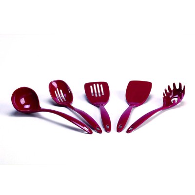 Hot Sale Heat Resistant Variety Type Red Kitchen Tools Utensils